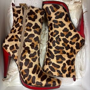 carlos santana leopard boots